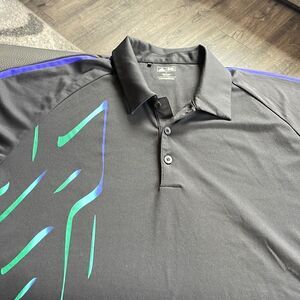 Adidas mens golf polo size large, nice design and great brand.